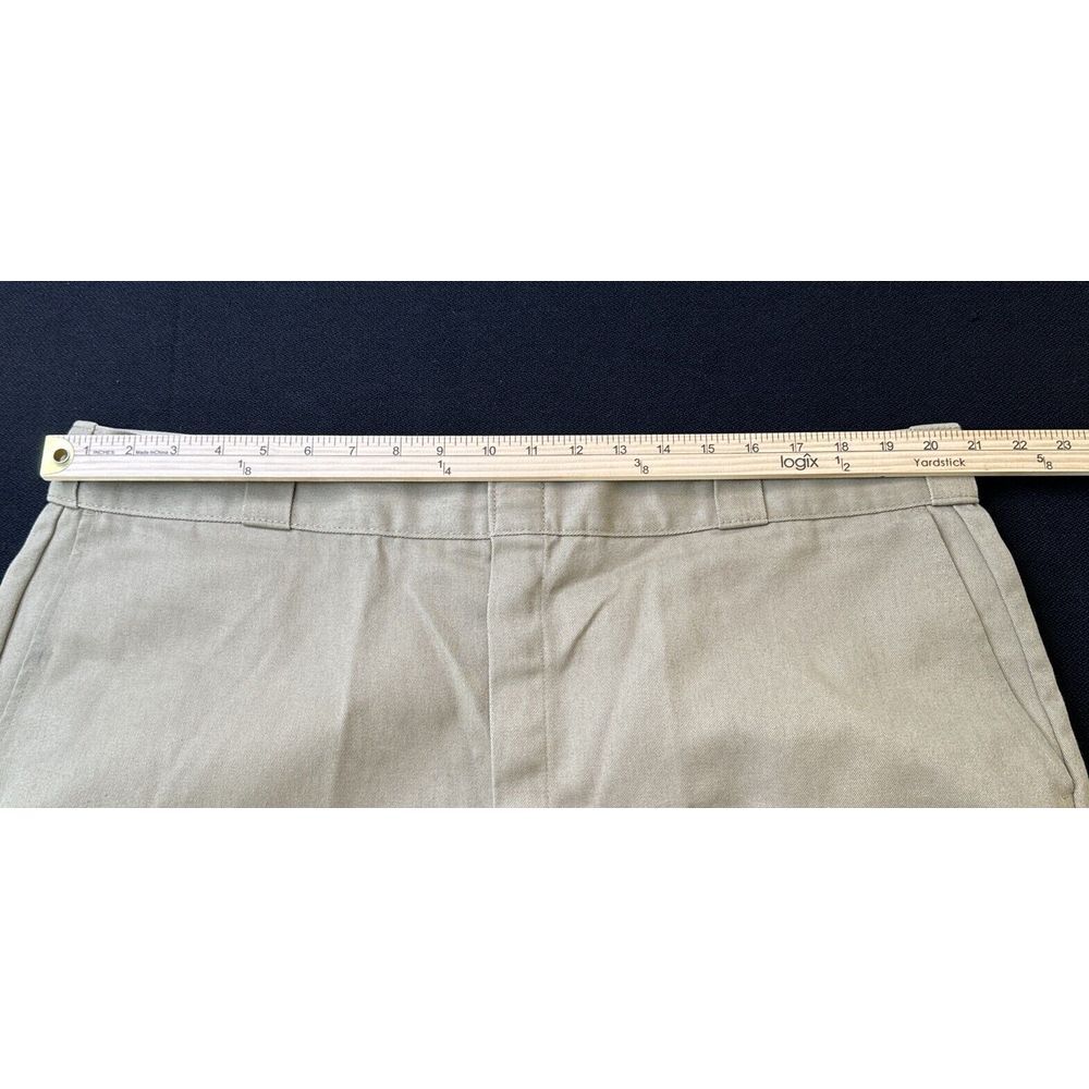 Dickies 42" TAN Men's Loose Fit Flat Front Work Shorts 13" 42283 ~ EXCELLENT - Picture 9 of 10